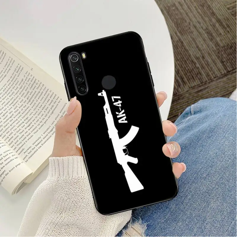 YNDFCNB AK 47 gun Phone Case for Xiaomi Redmi 5 5Plus 6 6A 4X 7 8 Note 5 5A 7 8 8Pro xiaomi leather case custom Cases For Xiaomi