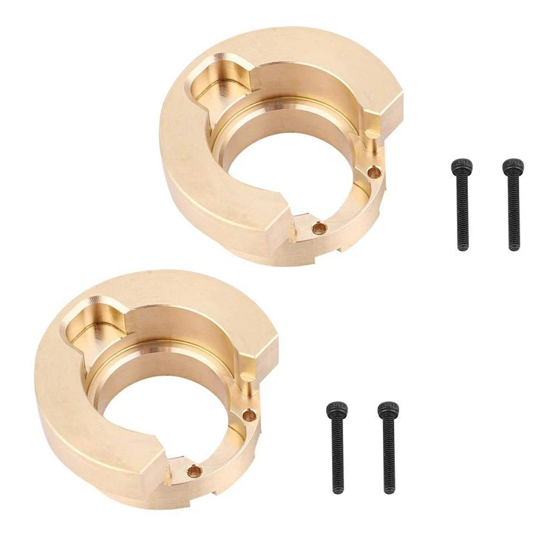 

2PCS Copper Brass Counter Weight Balance Weight for RC Crawler Traxxas TRX-4 Remote Control Model Vehicle Accessory