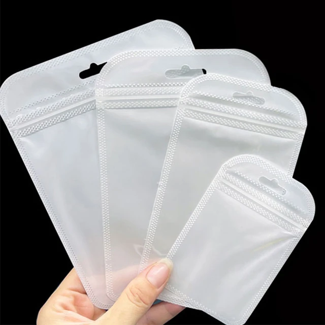100 Pieces Self-Sealing Laser Small Plastic Bags For Jewelry Pouch With  Clear Display Window Jewelry Packaging Gift Storage Bags - AliExpress