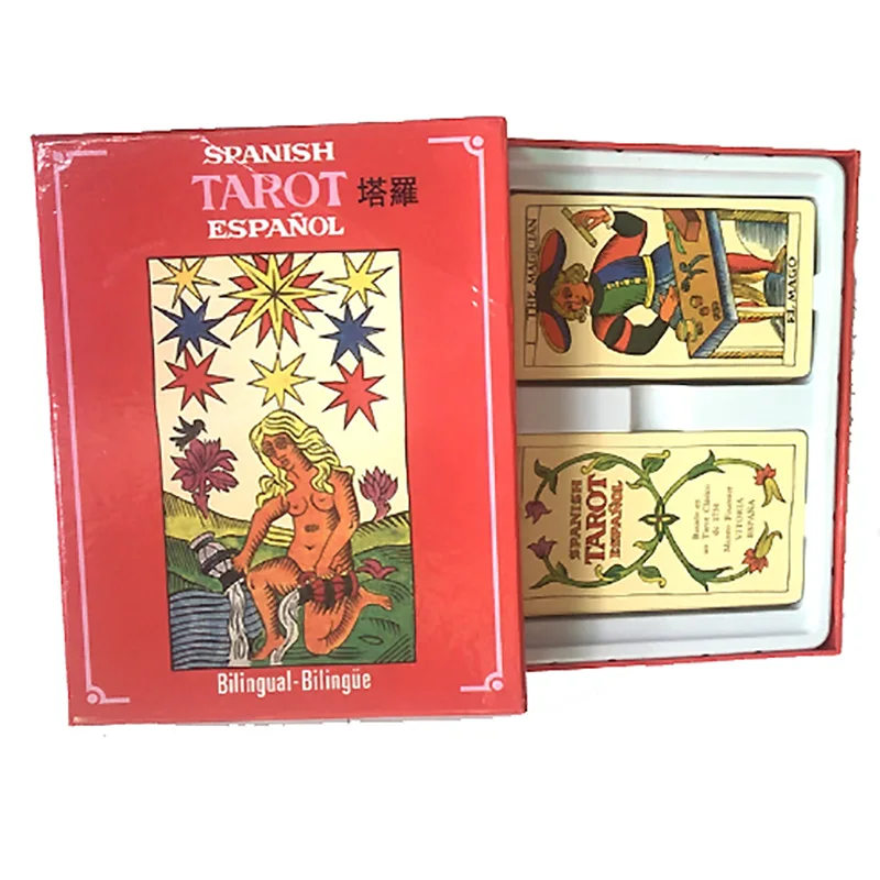 2021 Испанская версия настольная игра карты Таро Высококачественная в Tarot с
