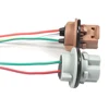 NHAUTP 2Pcs T20 7443 Socket Adapter W21/5W 7440 W21W LED Connect Wiring Holder Car Brake Light Reverse Lamp Base ► Photo 3/6