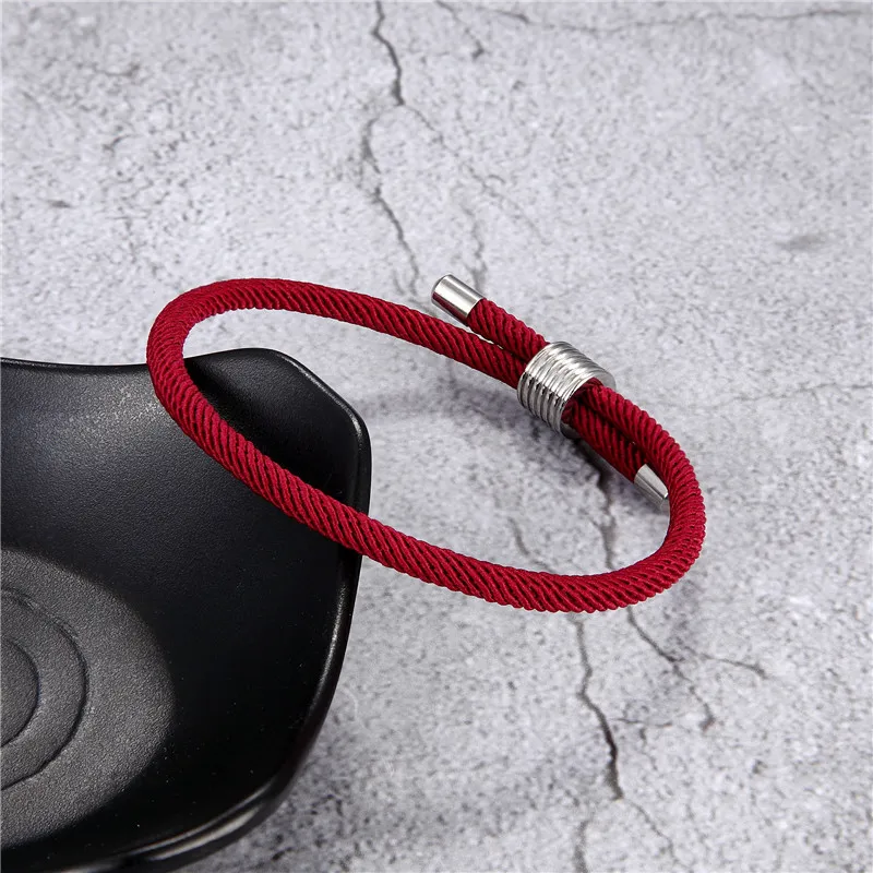 Wholesale Color Milan Rope Chain Survival Bracelets Men Women Lucky Couple Bracelet homme femme Anklet Girl Jewelry water Sporty