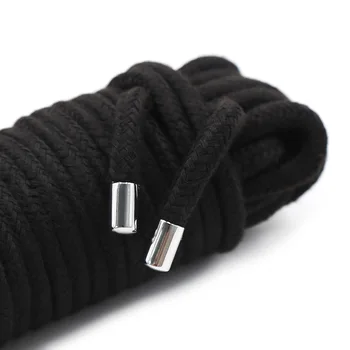 5/10/20M Cotton Shibari Rope Adult SM Restraint Games BDSM Bondage Rope Body to Tied Binding Binder Erotic Sex Toys for Couples 5