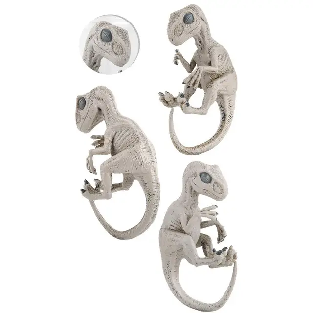 Reális Mini Dinoszauruszok Figurák Dinoszaurusz Játék Medál Tyrannosaurus Velociraptor Figure Gyerekeknek És Lányoknak - Image 5
