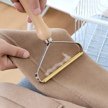 

Portable Lint Remover Clothes Fuzz Fabric Shaver Brush 1pc Power-Free Fluff Removing Roller for Sweater Woven Coat Cleaning Tool