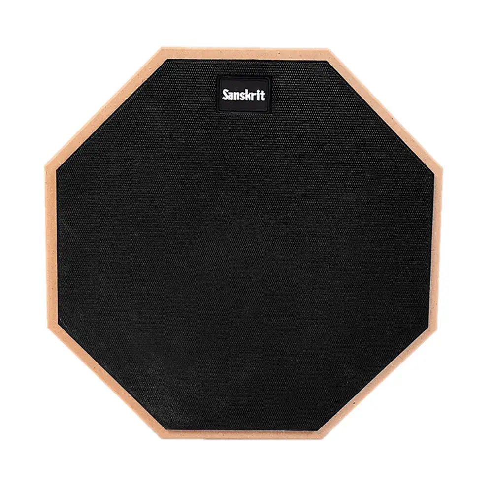 12 Inches 2 Sided Practice Pad Practice Drum Pad Children Practice Pad - Цвет: Black