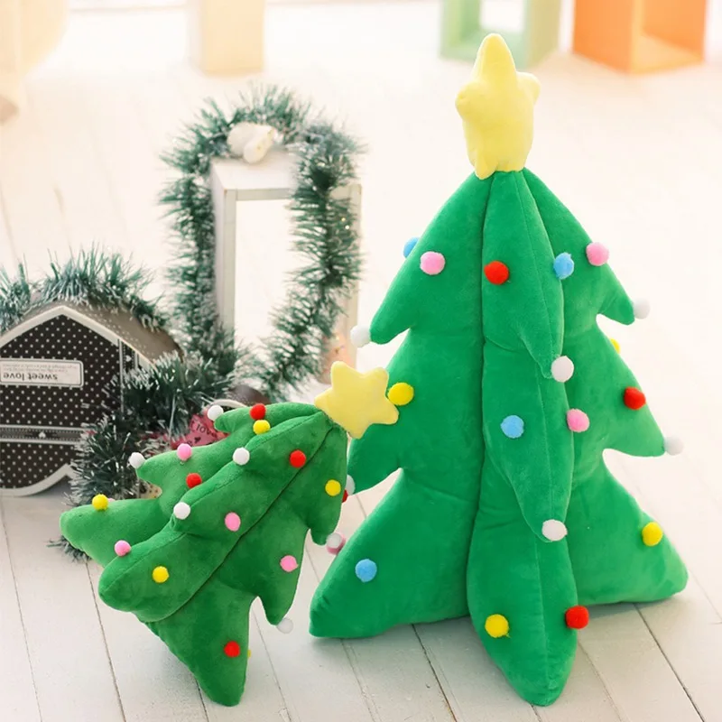 

Speedline 33/55CM Christmas Tree Plush Toy Baby Soft Cute Birthday Christms Gift For Kids Accompany Doll Cushion Doll