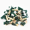 Clips en bois pour noël, 10 pièces, décoration murale pour Photo et fête de nouvel an, bricolage pour la maison, cadeau pour enfants ► Photo 2/6