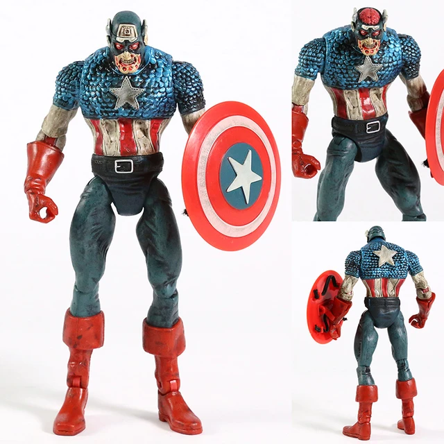 Marvel Zombie Captain America Figurine Collection Action Figure Model Toy  Gift - Action Figures - AliExpress