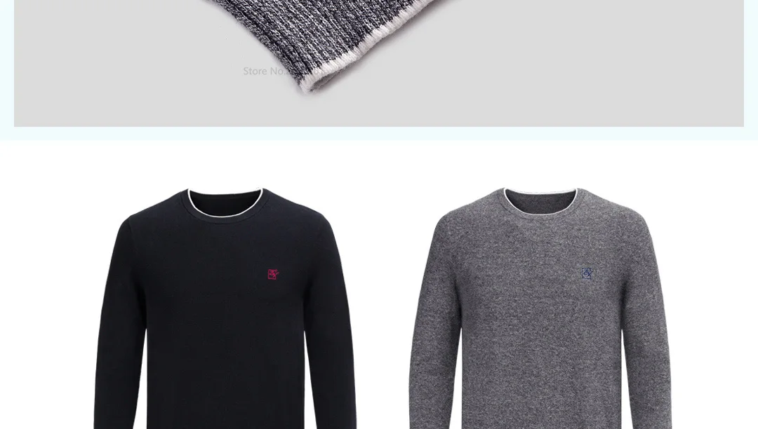 Xiaomi классический вышивка вязаный, с круглым вырезом, свитер, мягкий, Вязание удобные и теплые Повседневное с длинным рукавом пуловер