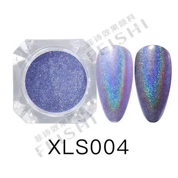 1g Glitter for Nails Holographic Dip Powder Mirror Polishing Chrome Pigments Nail Art Decorations Laser Dazzling Dust