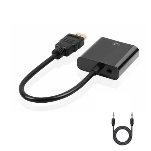 Audio But No Power Roreta HDMI в VGA адаптер 1080P цифро-аналоговый видео аудио Мужской в Famale конвертер для ПК ноутбук планшет адаптер - Цвет: Audio But No Power