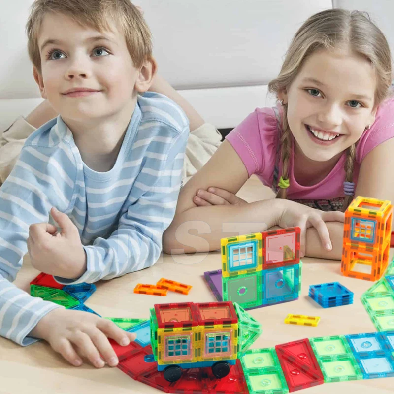 PLUMIA Magnets for Kids STEM Learning Toys 3D Building Magnetic Blocks –  PLUMIA Toys