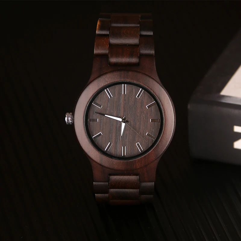 

MEBENI Fashion Natural Bamboo Wood Watch Men Quartz Solid Wooden Band Wristwatch Minimalist Male Casual Business Clock reloj de
