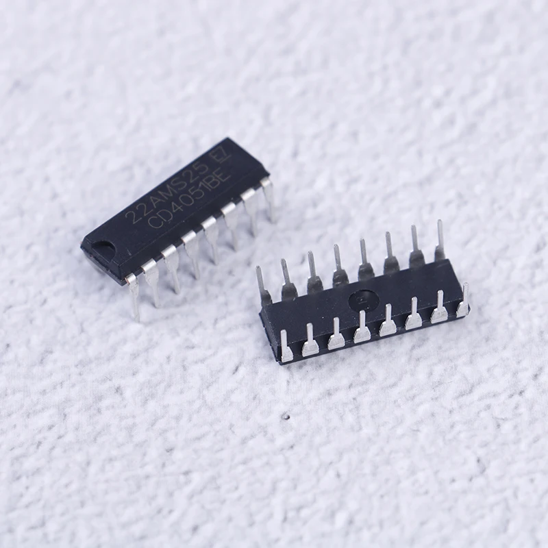 10 шт. CD4051BE CD4051 4051BE 4051 аналоговый переключатель непосредственно в DIP 16 оптовая