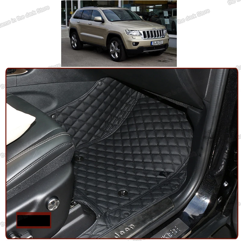 Кожаный Автомобильный напольный коврик lsrtw2017 для jeep grand cherokee 2011 2012 2013 2014 2015 2016 2017