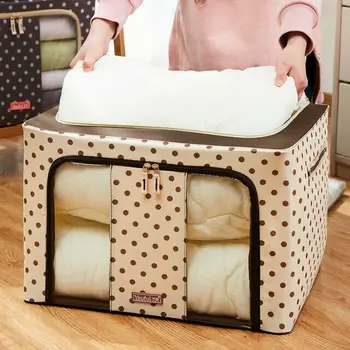 

Convenient Foldable Storage Bag Clothes Blanket Quilt Closet Sweater Organizer Box Pouches Storage Drawers Organizers