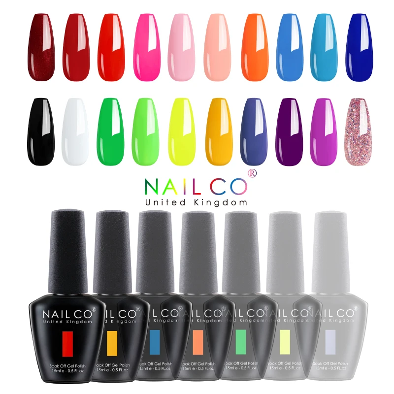 NAILCO 2021 15ml Nails Gel art Spring Summer Fresh Colors Series Gel nail polish LED&UV Manicure Varish Semi permanent Lacquer