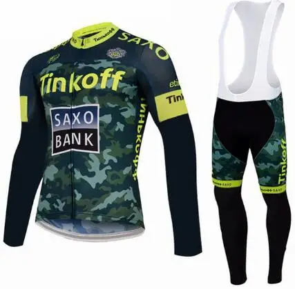 Tinkoff Pro Джерси с длинным рукавом для велосипедной команды, одежда для гоночного велосипеда, одежда для горного велосипеда, одежда для велоспорта