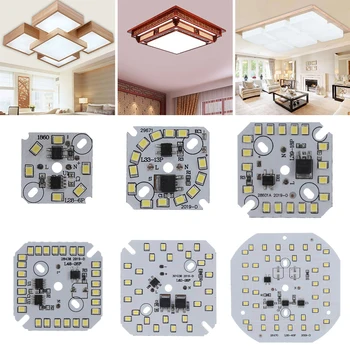 

1PC LED Bulb Lamp AC220V Input Smart IC LED Bean LED Chip For Bulb Light SMD 6W 12W 15W 18W 28W 38W Light Chip White