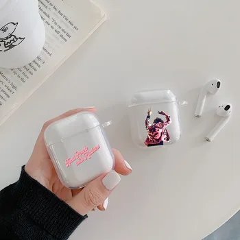

Harry Styles Transparent Silicone Soft Shell Bluetooth Wireless Earphone Case For Apple Airpods Charging Box Secret Text Cover