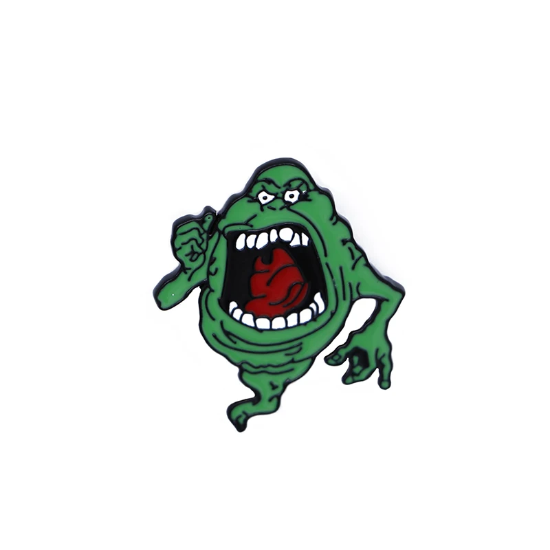 30pcs/lot Horror Collector Pins Ghostbusters Slimer Enamel Lapel Pin Bag Brooches Hat Badge Backpack Decoration Brooch A178 | Украшения и