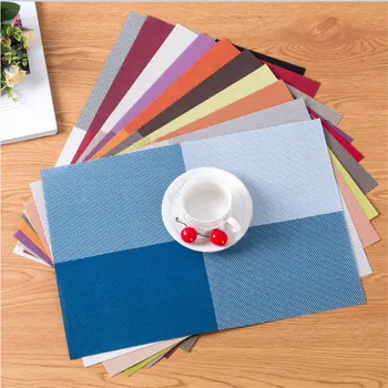 

2019 Placemat With Compatible Crossweave Insulation Placemat Washable Table Mats food grade Multifunction Set Pot Holder Kitchen