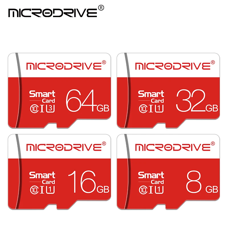 Карта памяти Micro SD карта класса 10 флеш-карта памяти TF микро SD 64 ГБ 32 ГБ 16 ГБ 128 ГБ 256 ГБ флэш-память для телефона