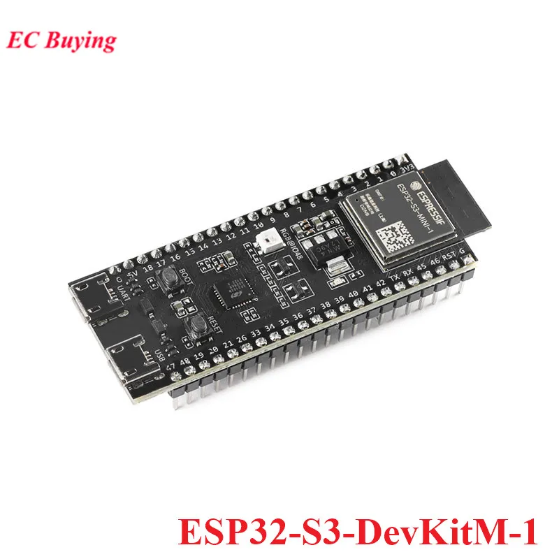 Esp32-S3-Devkitm-1 Scheda Di Sviluppo Esp32 S3 Devkitm 1 Esp32-S3-Mini-1 D2N8 Dual Core Wifi Modulo Wireless Compatibile Con Bluetooth