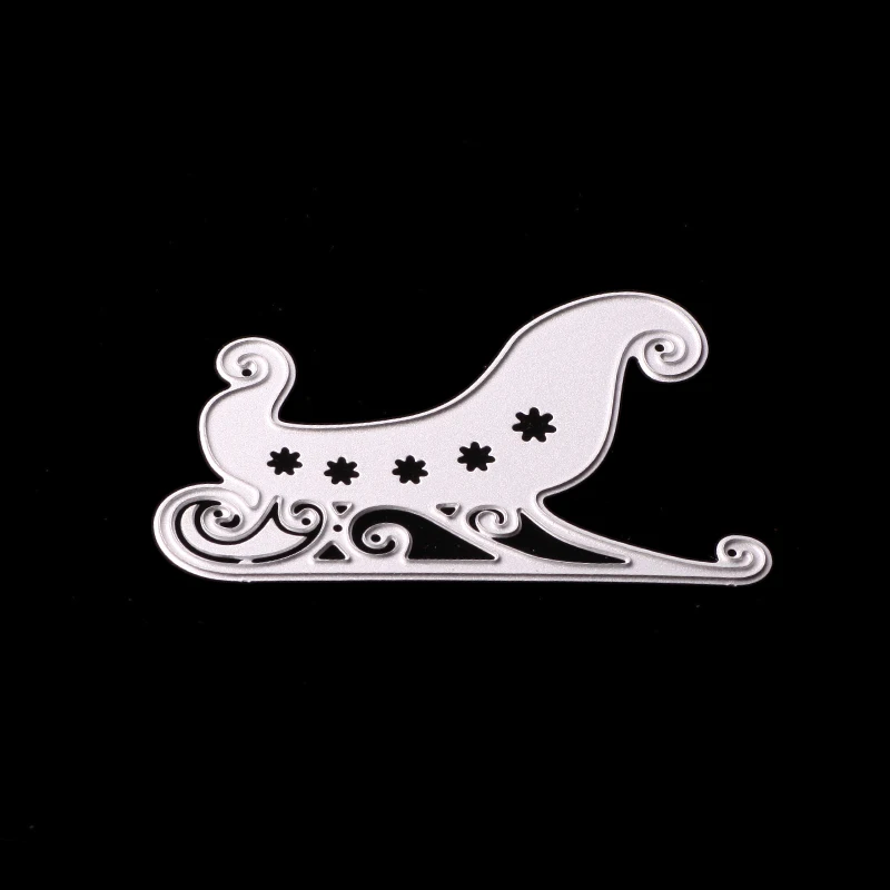 Металлические маленькие бумажные высекальные штампы в виде саней для