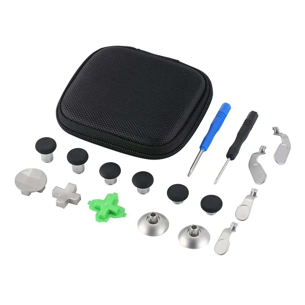

15pcs Thumbsticks Dpad Paddles Replacement Mod Kit for Xbox One Elite Controller
