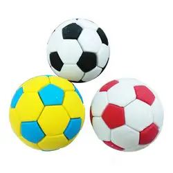 3 шт. футбол резиновый ластик креативные канцелярские школьные принадлежности подарок для детей