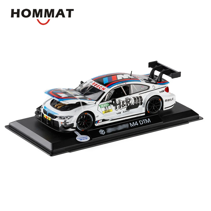 HOMMAT 1:24 Масштаб M4 DTM гоночная модель автомобиля из металлического сплава Diecasts& Toy Vehicles модель автомобиля коллекционный подарок высокое Светильник колесо