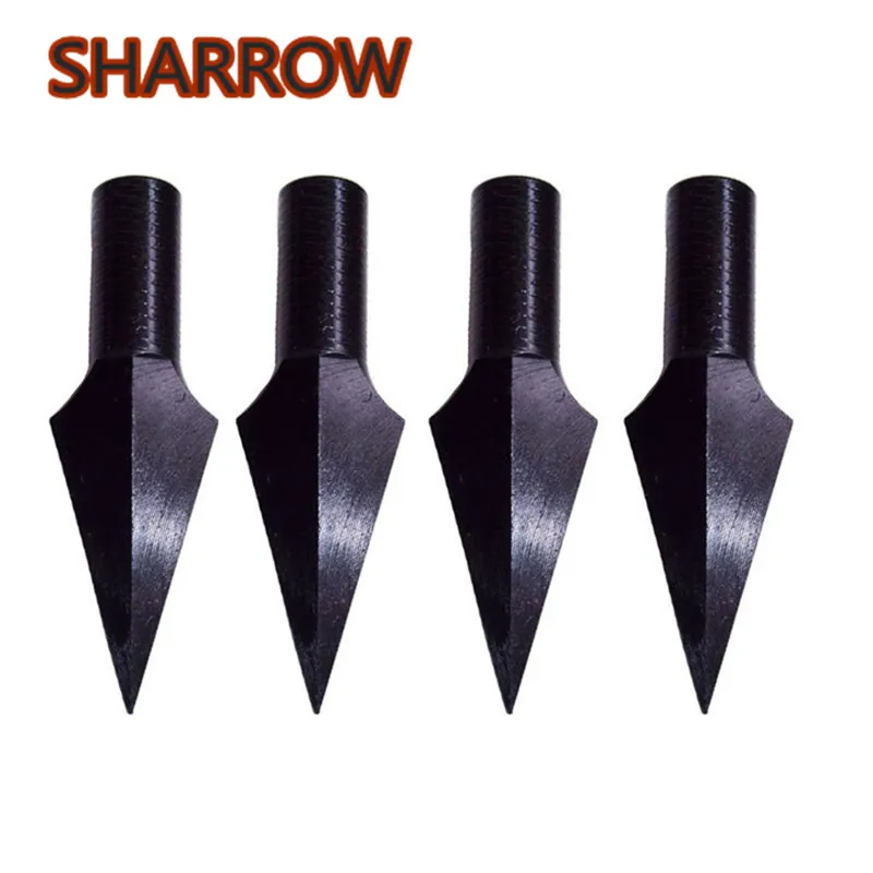 

4/6/10pcs Archery Traditional Broadheads ID 8mm OD 10mm 185 Grain ArrowHead Points Arrow Tips For Outdoor Shooting Accessories