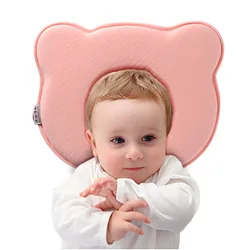 Newborn Baby Head Shaping Pillow Preventing Flat Head Syndrome(Plagiocephaly)Made Of Memory Foam Head And Neck Support Infant Pi