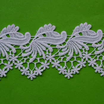 

5yards White Lace Ribbon Trims for Sofa Cushion Trimmings Home Textiles Applique Polyester Sewing DIY Crafts High Quality