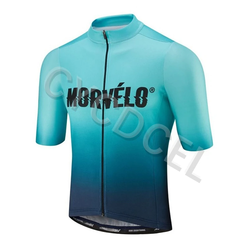 MORVELO новая велосипедная майка MTB велосипедная одежда с коротким рукавом дышащая велосипедная Одежда Майо Ropa Ciclismo Hombre Uniformes - Цвет: No.15