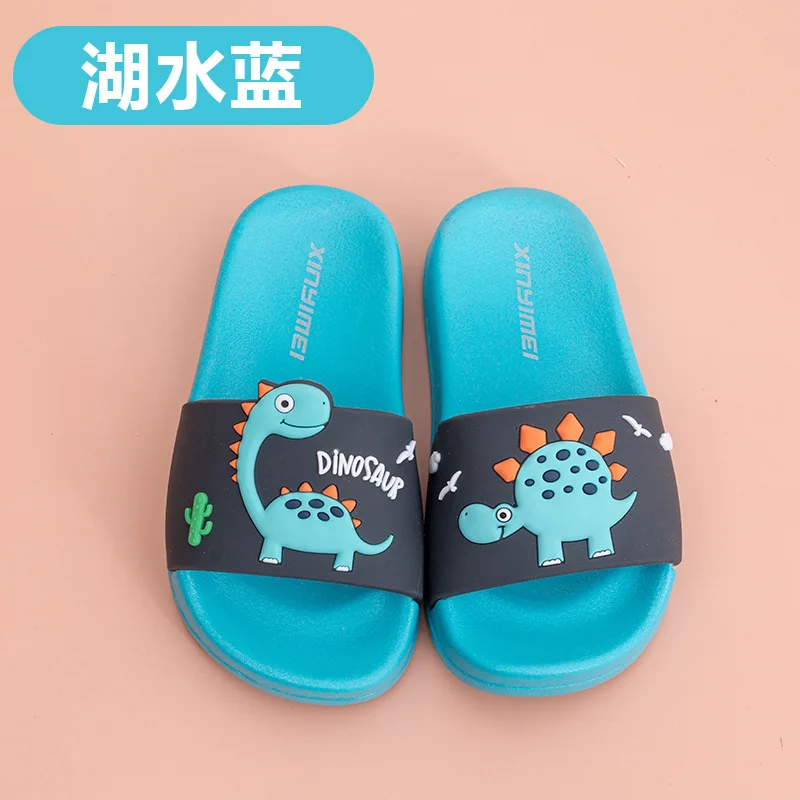 Special Price Children's Slippers Flip-Flops Beach-Sandals Dinosaur Baby Boys Summer Kids Home Bathroom Ma53j8V1z