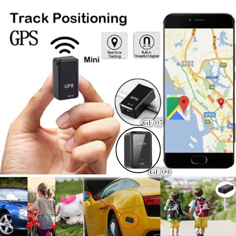 GF-09 магнитный автомобильный мини gps трекер в режиме реального времени портативное отслеживающее устройство GPRS локатор Глобальный Трековый запрос анти-потеря слежения для детей
