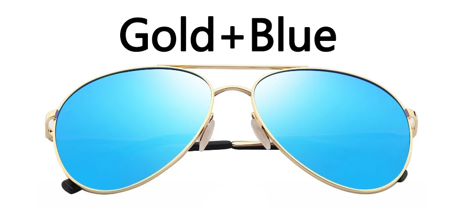 580P COOK поляризационные солнцезащитные очки, мужские зеркальные очки пилота, солнцезащитные очки для вождения, мужские очки, аксессуары UV400 с логотипом - Цвет линз: C5