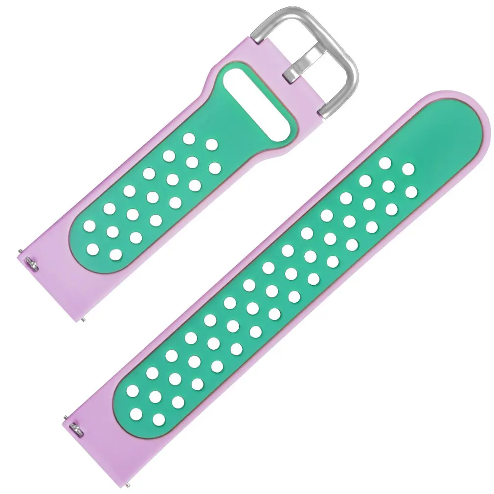

For Huami Mi Youth Edition Amazfit Bip Two-Color Vents Vitality Strap Watch Accessories Sports Watch With Silicone Strap