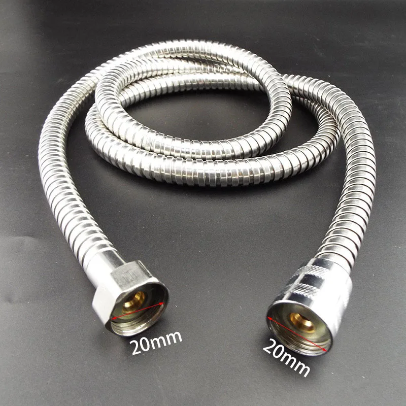 Bathroom Shower head Hose Tube connector Long Pipe for home Shower Extension Plumbing Pipe Pulling Stainless Steel accessories
