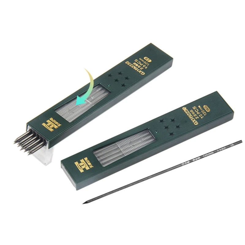 new 10PCS 2.0 Pencil Special Lead Refills For Student Portable Pencil Special 2B HB Pencil Refill 120mm