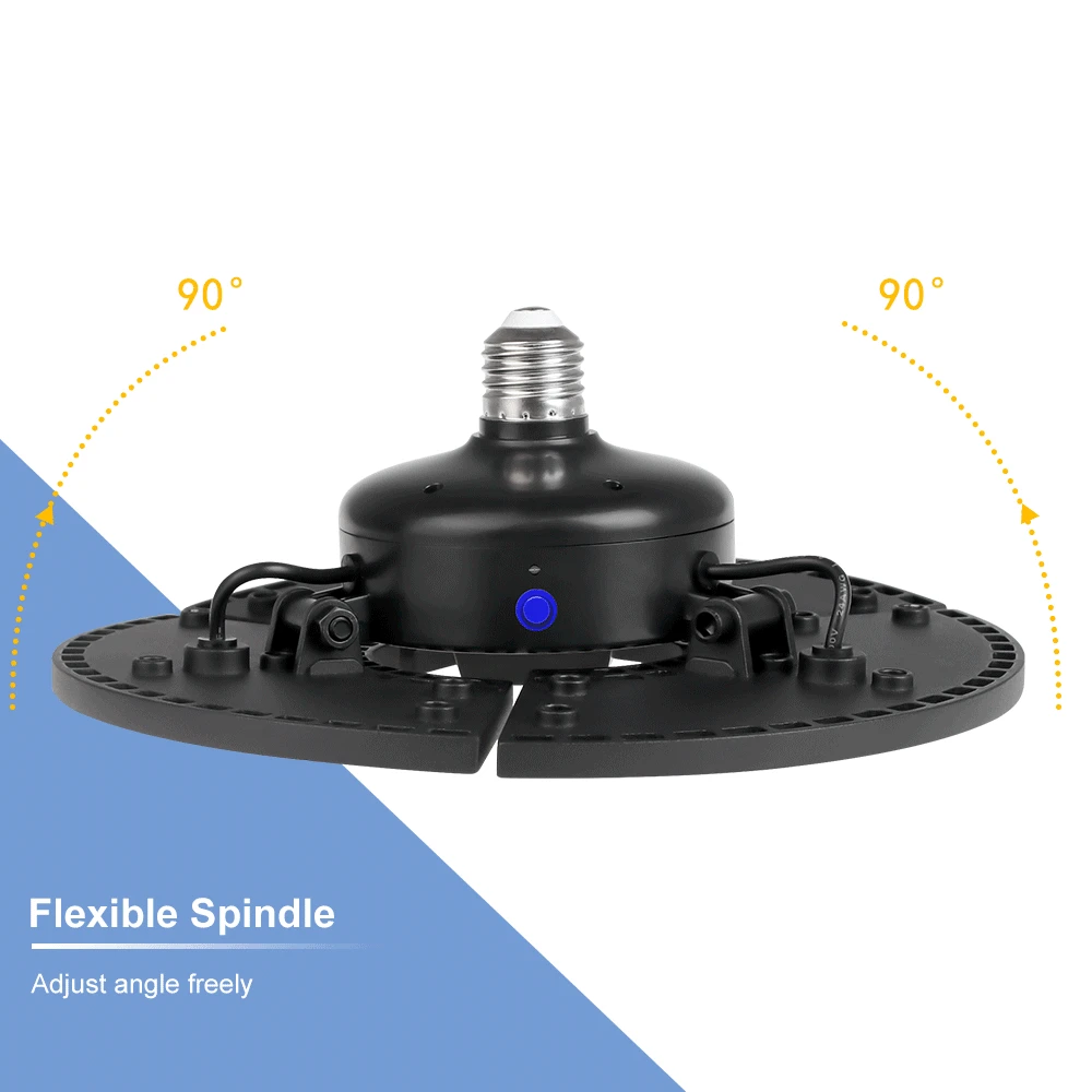 WENNI Garage LED Light 110V LED Bulb E27 60W 80W 100W 120W E26 Waterproof Power LED Lamp 220V UFO Light Bulb Outdoor Lighting WENNI Garage LED Light 110V LED Bulb E27 60W 80W 100W 120W E26 Waterproof Power LED Lamp 220V UFO Light Bulb Outdoor Lighting