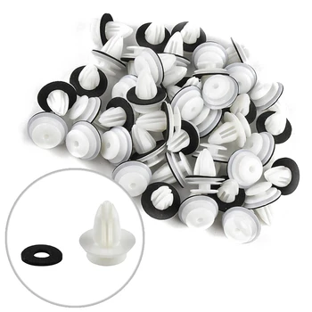 

100* Plastic Trunk Screw Rivets Set Car Bumper Fender For Auto Fastener Clips US