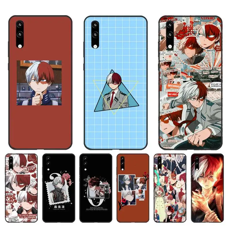 Motirunner My Hero Academia Todoroki Shouto Soft Phone Case Capa for Huawei Honor8X 8A 9 10 20 Lite 10i 20i 7A 7C P20 30 40 | Мобильные