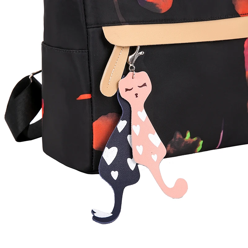 TETHYS, высокое качество, нейлоновый водонепроницаемый рюкзак для женщин, большой объем, рюкзак для путешествий, женские сумки на плечо для девочек-подростков, Mochila - Цвет: Pendant