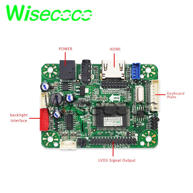 Wisecoco 10.6 Polegada 1920*1080 Fhd Ltl106hl01001 Ips Display Lcd Lvds Placa Controlador para Raspberry pi Almofada Tablet - Imagem 5