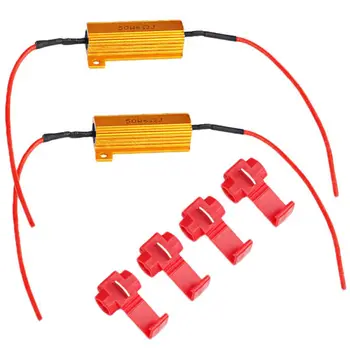 

Load Resistor Error Correction Brake Turn Signal Lamp Error Flashing Flashers For Auto Car Led Light