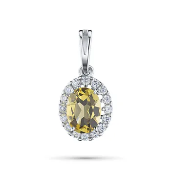

Suspension of silver with cubic zirconia and citrine e0636pd04200585